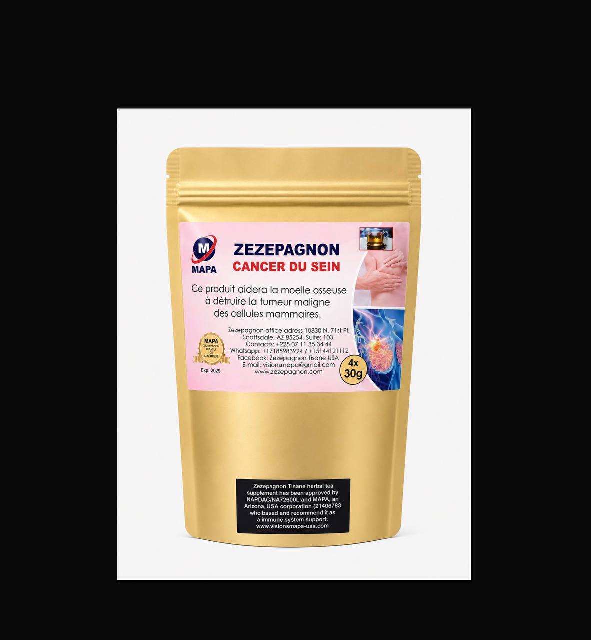 ZEZEPAGNON CANCER DU SEIN GRAND