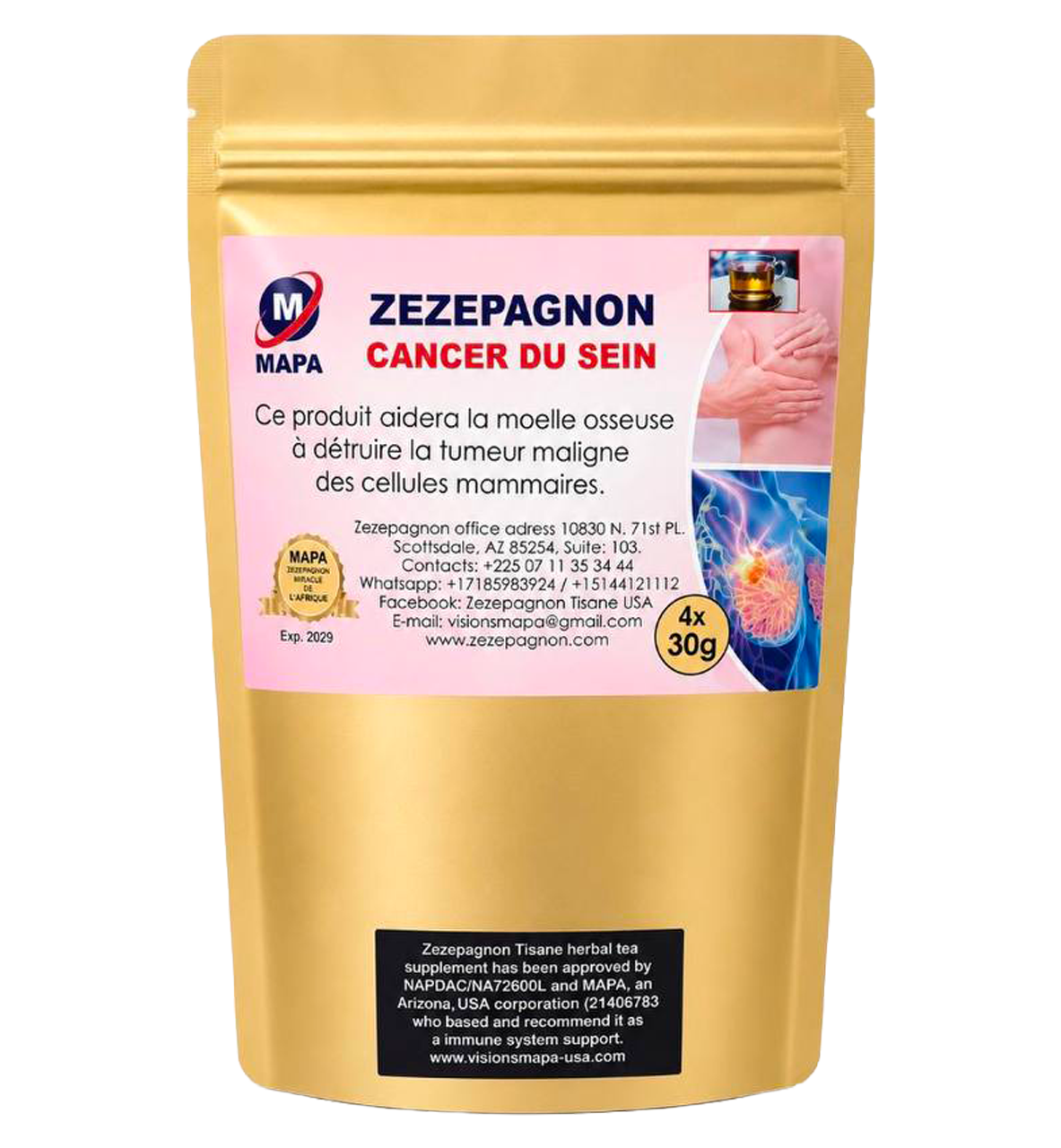ZEZEPAGNON CANCER DU SEIN PETIT