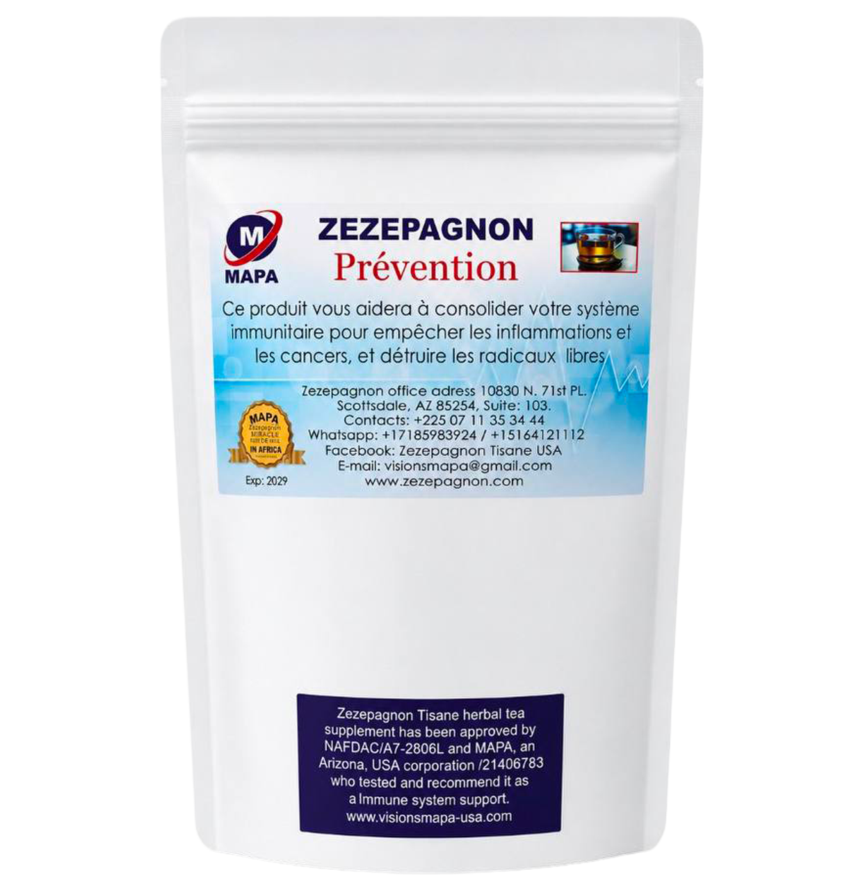 ZEZEPAGNON PREVENTION