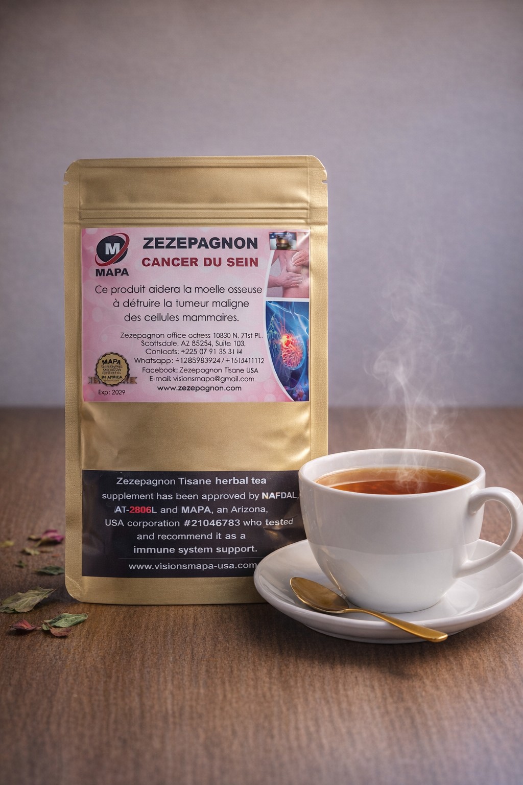 ZEZEPAGNON CANCER DU SEIN PETIT